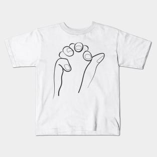 Paw in hand Kids T-Shirt